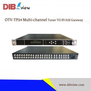 OTV-TP24  4/8/12/16/20/24 Ch Tuner DVB-T/T2/DVB-C/DTMB/ISDB-T/ATSC To IP/ASI Gateway