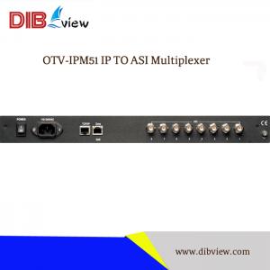 OTV-IPM51 IP TO ASI Multiplexer Digital broadcasting catv multiplexer Scrambler