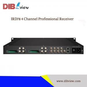 IRD78 4 Channel Professional Receiver With 48 SPTS or 4 MPTS over IP Output