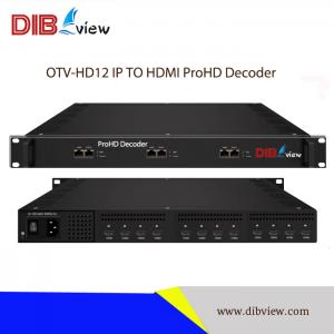 OTV-HD12 IP TO HDMI Decoder With 12 HDMI Output