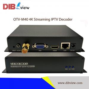 OTV-M40 UHD Streaming 4K H.265 Video IPTV Decoder