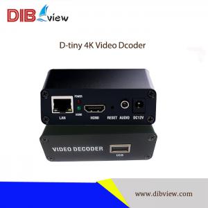 D-TINY 1 CHANNEL 4K VIDEO STREAMING DECODER WITH USB