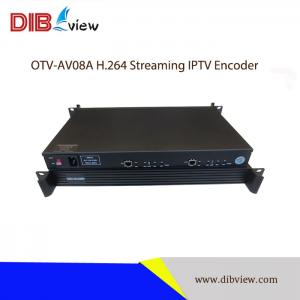 OTV-AV08A 8 Channel CVBS AV TO IP Streaming Video H264 Encoder